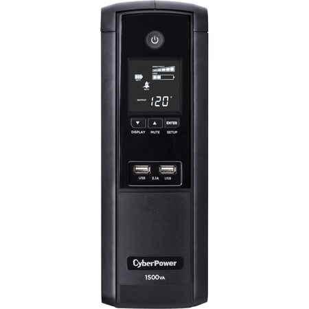 Cyberpower 1500VA AVR LCD 120V, BRG1500AVRLCD BRG1500AVRLCD